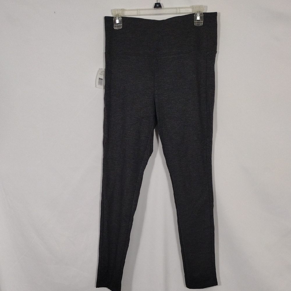 NWT Bula Charcoal Gray Ladies Pull On Tight Leggings Size 6